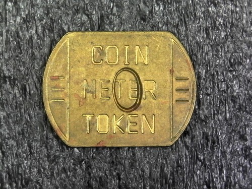Stamped car wash coin meter - stamped,