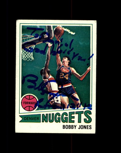 Bobby jones signed 1977 - bobby, 1977-78