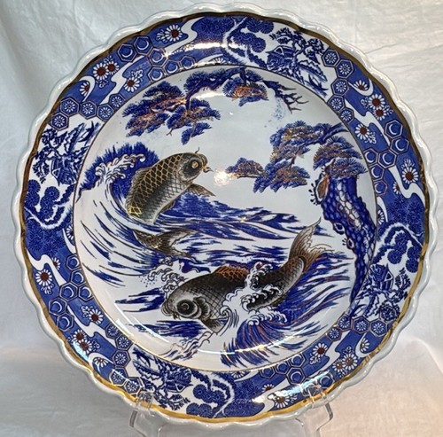 Vintage japanese imari charger - vintage,