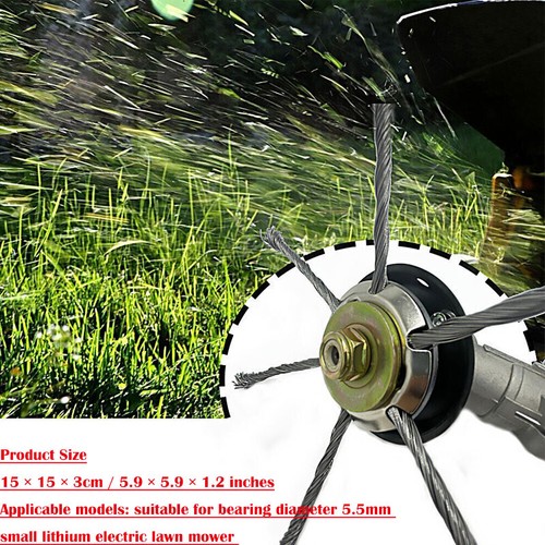 Lawn mower steel wire grass - steel,