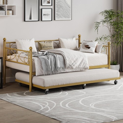 Heavy duty metal daybed with - metal,
