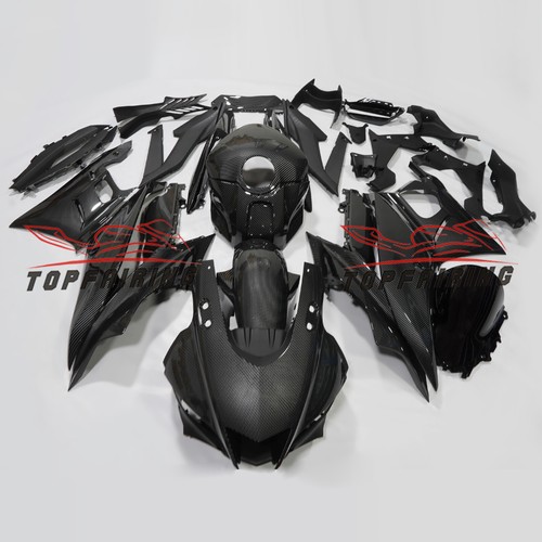 Black carbon fiber painted - black,