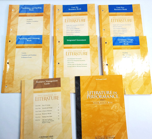 Lot mcdougal littell - of,