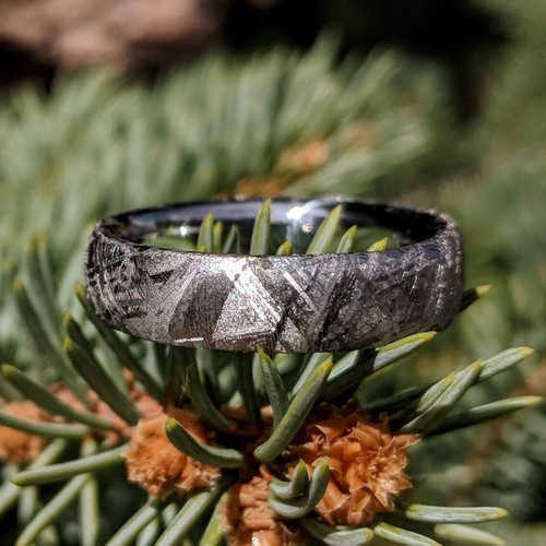 Gibeon meteorite band - meteorite, men's