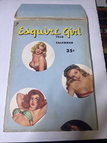 Vintage 1950 esquire girl - vintage,