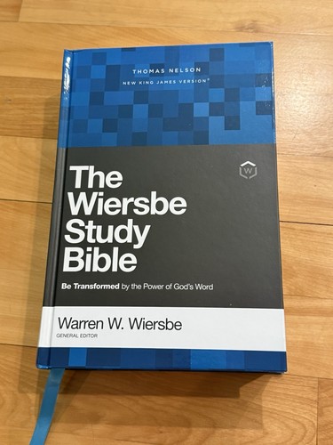 Nkjv wiersbe study bible red - study,