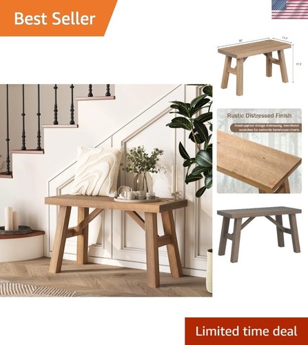 Versatile solid wood bench - solid,