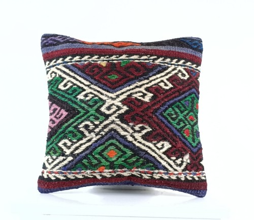 X14 kilim pillow cover - 14"x14",