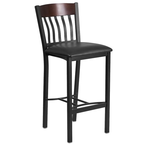 Vertical back black metal - vertical, and