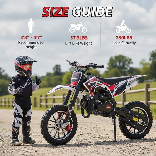 49cc stroke dirt bike mini - dirt,