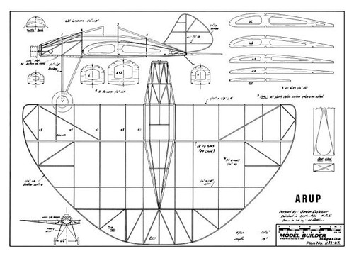 Arup flying wing 27 - f/f,