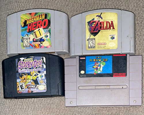 Nintendo lot n64 snes zelda - nintendo,