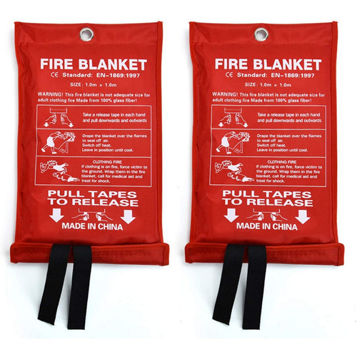 Pack fire blanket fiberglass - 2,