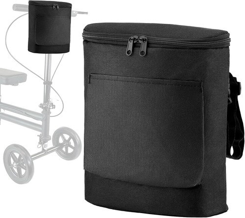 Knee walker handlebar bag - walker,