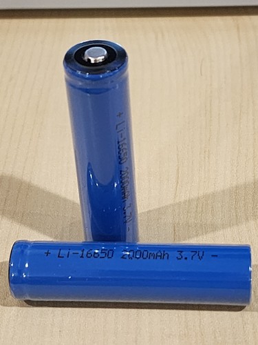 Blue 16650 rechargeable - 16650,
