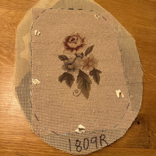 Vintage floral hand work - floral,