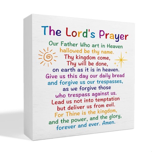 Lords prayer wooden box - lords,
