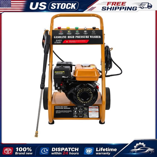 Gas powered washer - powered, orange