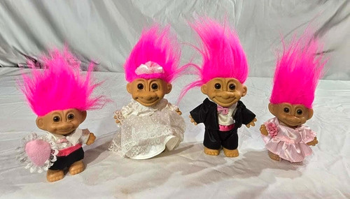 Lot vintage russ troll - vintage,