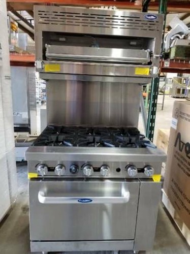 Range stove 6 burners - range,