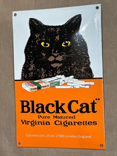 Vintage style black cat - vintage,