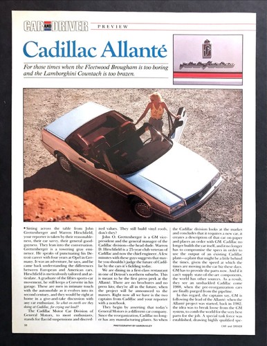 1986 cadillac allante - 1986,