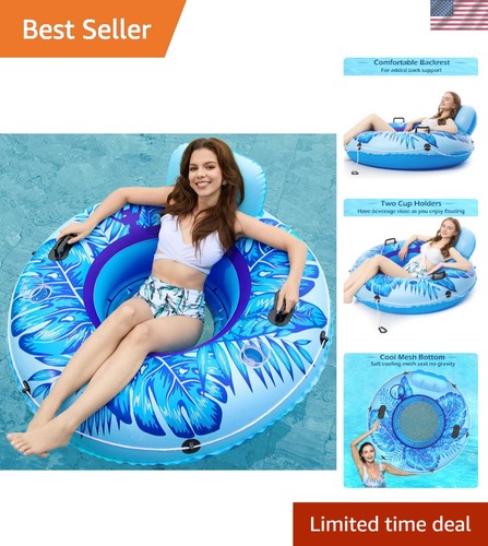 Inflatable river tube float - tube,