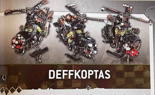 Ork deffkoptas warhammer 40k - deffkoptas,