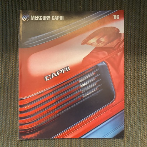 1986 mercury capri - 1986, brochure
