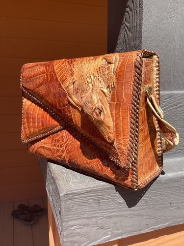 Vintage genuine alligator - vintage,