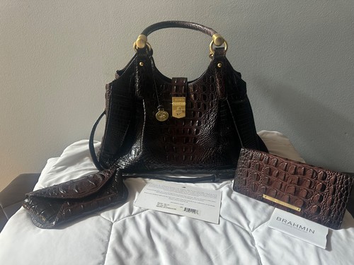 Brahmin elisa handbag - handbag, with