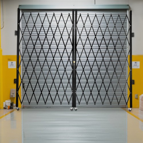 Security gate double folding - security,