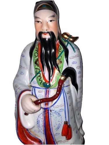Chinese porcelain statue - porcelain,