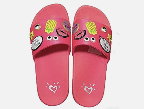 Justice girls slide sandals - girls,