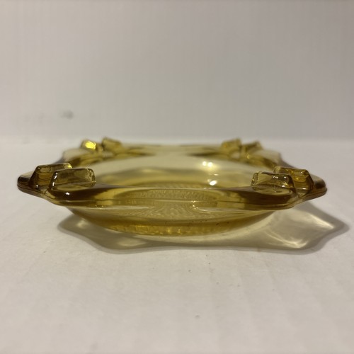 Vintage mcm amber glass cigar - amber,