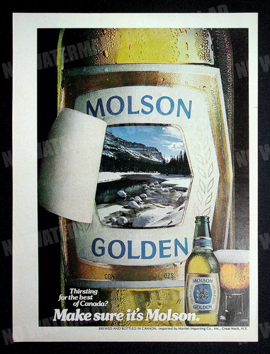 Molson golden ale - molson, trade