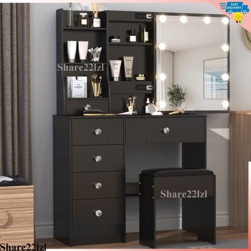 Makeup vanity set sliding - makeup,