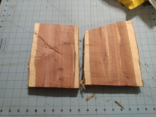 Live edge cedar - edge,