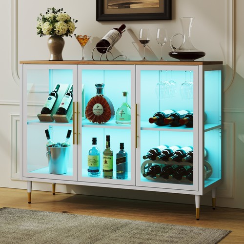 Wine bar cabinet led - wine,