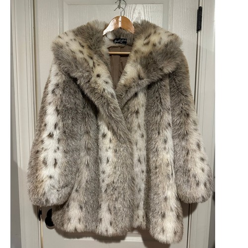 Vintage faux fur - , coat
