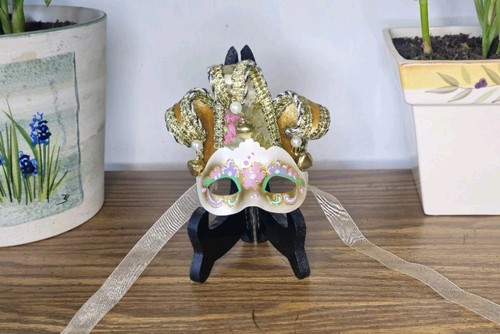 Vintage mini venetian jester - vintage,