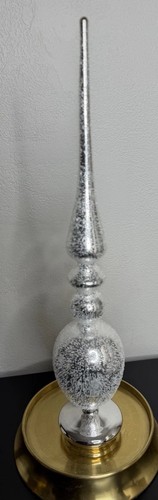 Glass finial christmas tree - christmas,