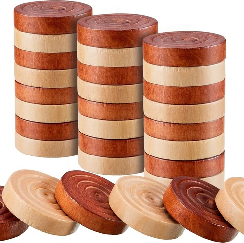 Pieces wood checkers 06 - wood,