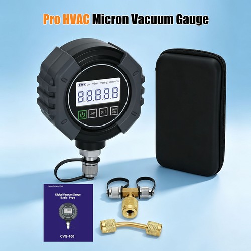Digital micron vacuum gauge - vacuum,