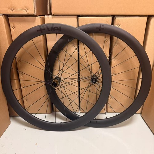 Vel 50mm carbon road wheelset - carbon,