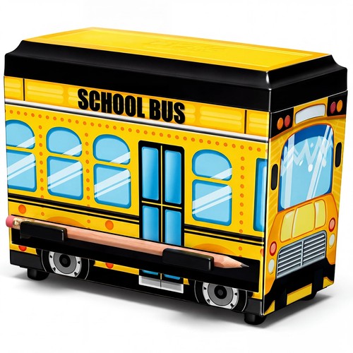 School bus pencil - school,