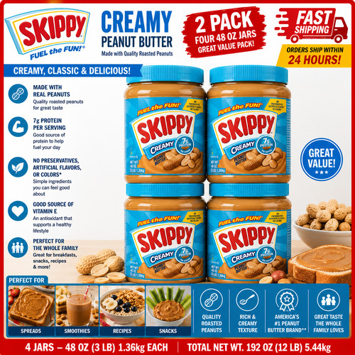 Pack skippy creamy peanut - pack,