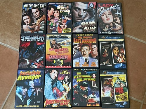 Lot twelve dvds vintage - lot,