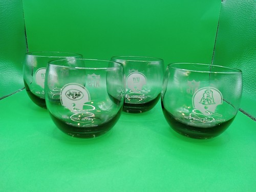 Nfl football smoked etched - smoked,