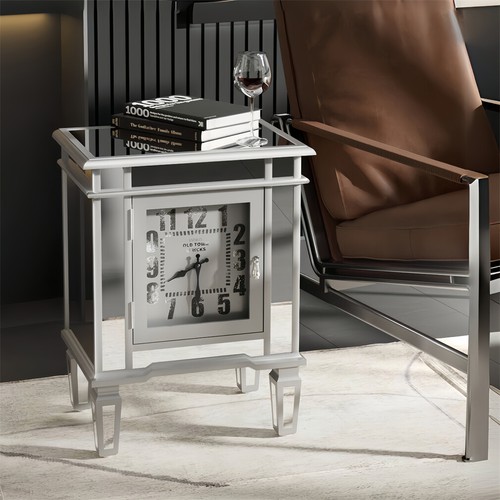 Mirrored end table sparkly - table,